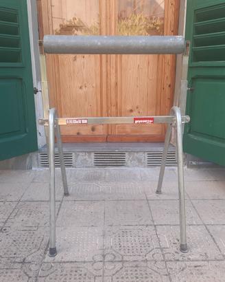 cavalletto a rullo regolabile
