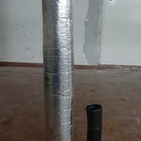 Raccordo Stufa pellet + coppella in lana di roccia