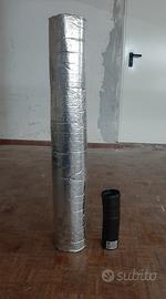 Raccordo Stufa pellet + coppella in lana di roccia