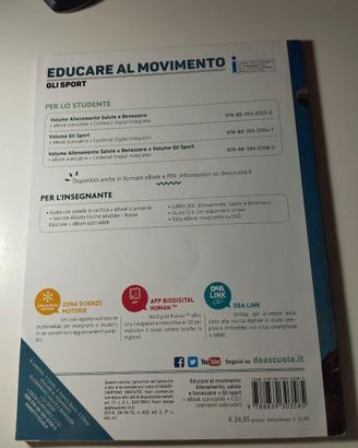 Libro di Scienze Motorie per la Liceo/Scuola Sup.