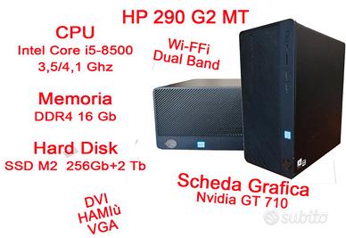 PC G3 HP 290 G2 i5-8500 DDR4 16 Gb  SSD M2 256 + S
