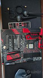 Scheda madre msi z170 + intel i7-6700k