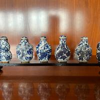 Antiche Snuff Bottle (6) Cloisonné smalto ottone