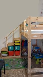 struttura letto ikea mydal