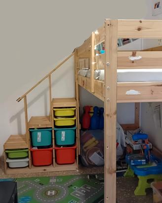 struttura letto ikea mydal