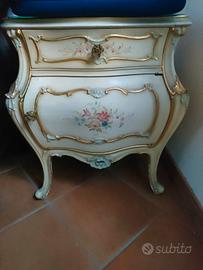 Coppia Di Comodini Stile Barocco Veneziano