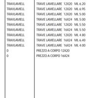travi in legno lamellare 