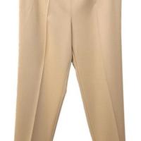 Pantalone da donna in lana beige - Marina Rinaldi
