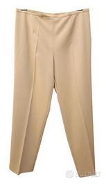 Pantalone da donna in lana beige - Marina Rinaldi