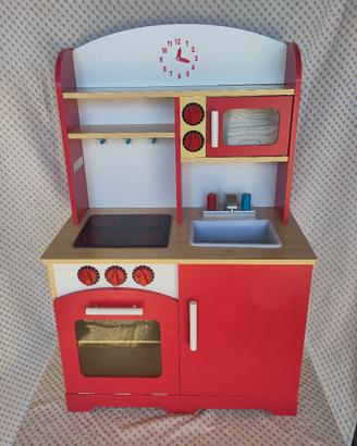 Cucina in legno TecTake per bambini