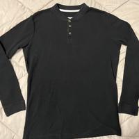 Maglia maniche lunghe nera conbipel tg s