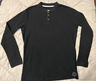Maglia maniche lunghe nera conbipel tg s