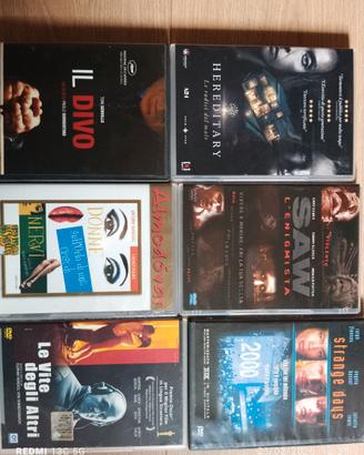 dvd vari generi(tenuti molto bene) no genere hard
