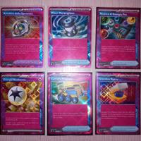 Lotto 6 Carte Pokemon Ita Rare Holo Asso Tattico