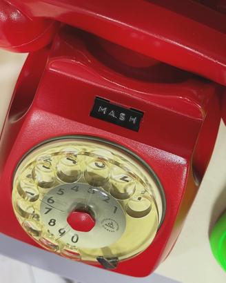 Telefono SIP a disco Modernariato ROSSO