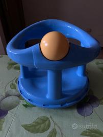 seggiolino girevole per bagnetto bambino/a