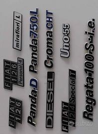 Scritte loghi Fiat