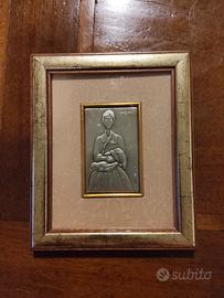  Bassorilievo Argento - Modigliani "La Bohémienne"