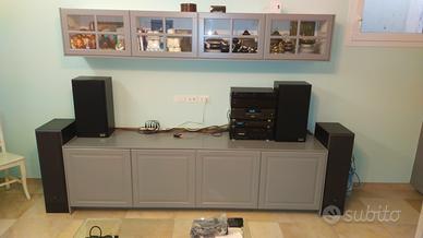 Amplificatori, lettori CD, radio, cassette, casse