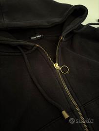 Felpa nera con zip  Tally Weill  tg s