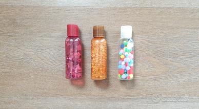 n.3 bottiglie sensoriali homemade 