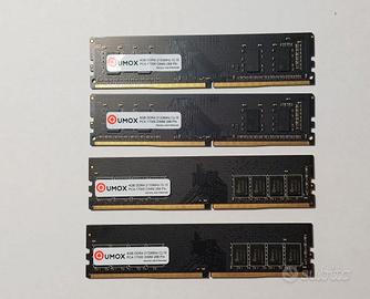 RAM DDR4 16GB (4x4GB) 2133MHz CL15 Qumox