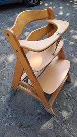Seggiolone evolutivo Hauck legno