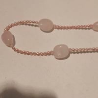 Collana quarzo rosa