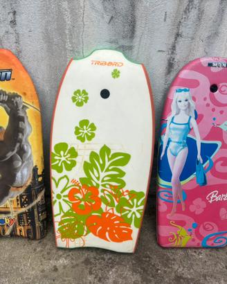 Tre tavole da surf