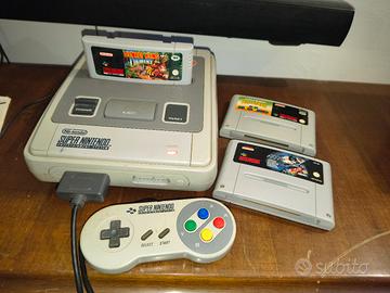 Super Nintendo+ 1 controller+3 giochi