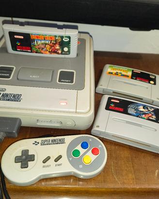Super Nintendo+ 1 controller+3 giochi