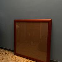 🖼️ CORNICE QUADRATA CON VETRO – 115,5 x 115,5 cm