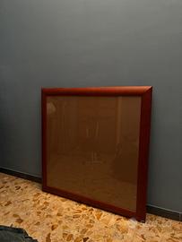 🖼️ CORNICE QUADRATA CON VETRO – 115,5 x 115,5 cm