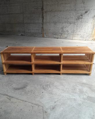 Mobile porta tv in legno artigianale