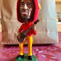Statuetta Bob Marley Bobble Head con chitarra
