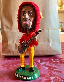 Statuetta Bob Marley Bobble Head con chitarra