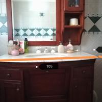 MOBILE BAGNO 106 cm in LEGNO + SPECCHIERA – €100
