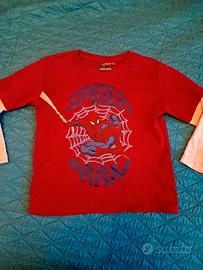 Maglia Spiderman 5 anni