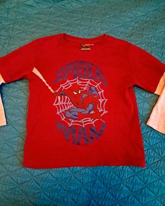 Maglia Spiderman 5 anni