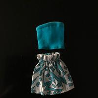 Barbie gonna disegni geometrici e top