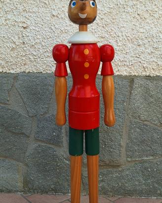 Pinocchio in legno da 1 metro.