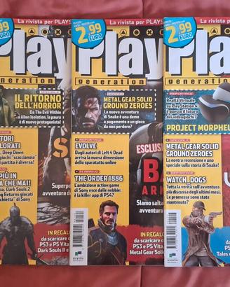 Play Generation rivista PS3 PS4 n. 100 101 102 103