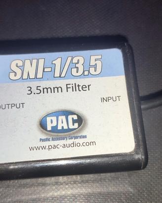 Filtro anti interferenza audio jack 3.5