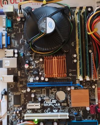 Scheda Madre Asus P5KPL-AM - I. Core Duo Quad - 4