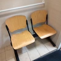 panca per sala d'attesa 2 posti