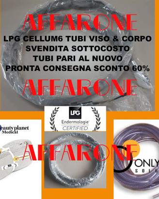 Tubi viso e corpo Lpg CelluM6 ( promo sc. 60% )