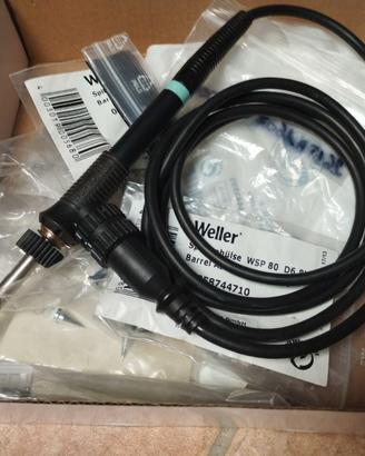 saldatore weller SWP80 + accessori + punte ricambi