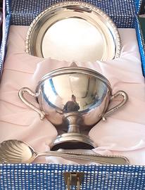 Elegante set Zuccheriera argento 1000 