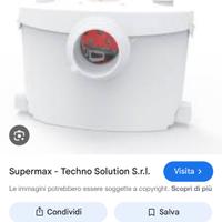 Trituratore acque chiare sia per cucina che per wc