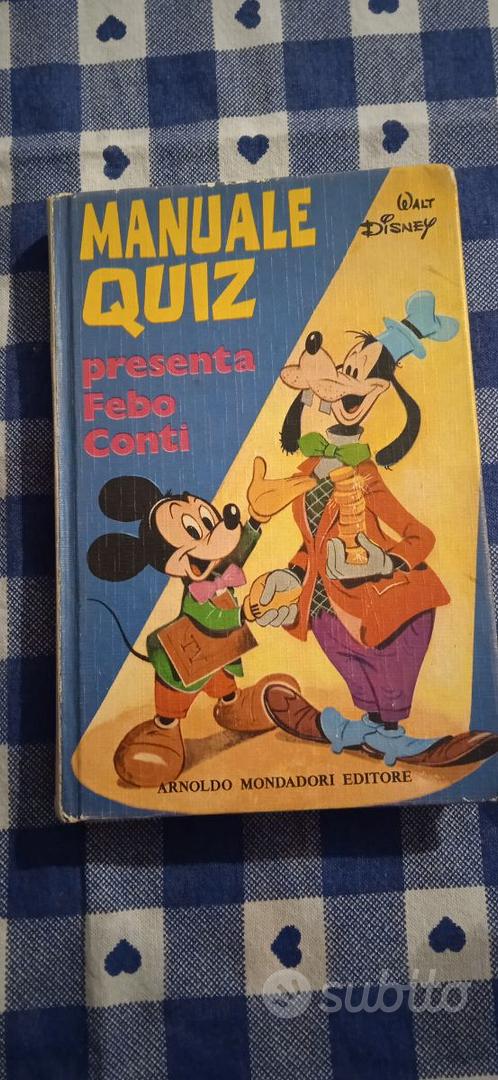 MANUALE QUIZ WALT DISNEY 1977 - Collezionismo In vendita a Modena